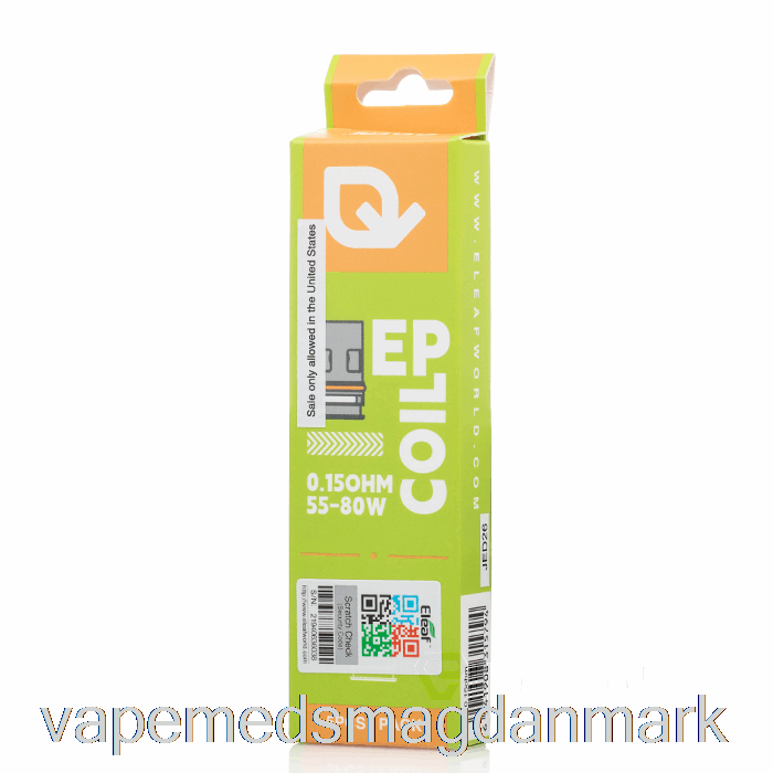 Vape Juice Eleaf Ep Erstatningsspoler 0,15ohm Ep Coils